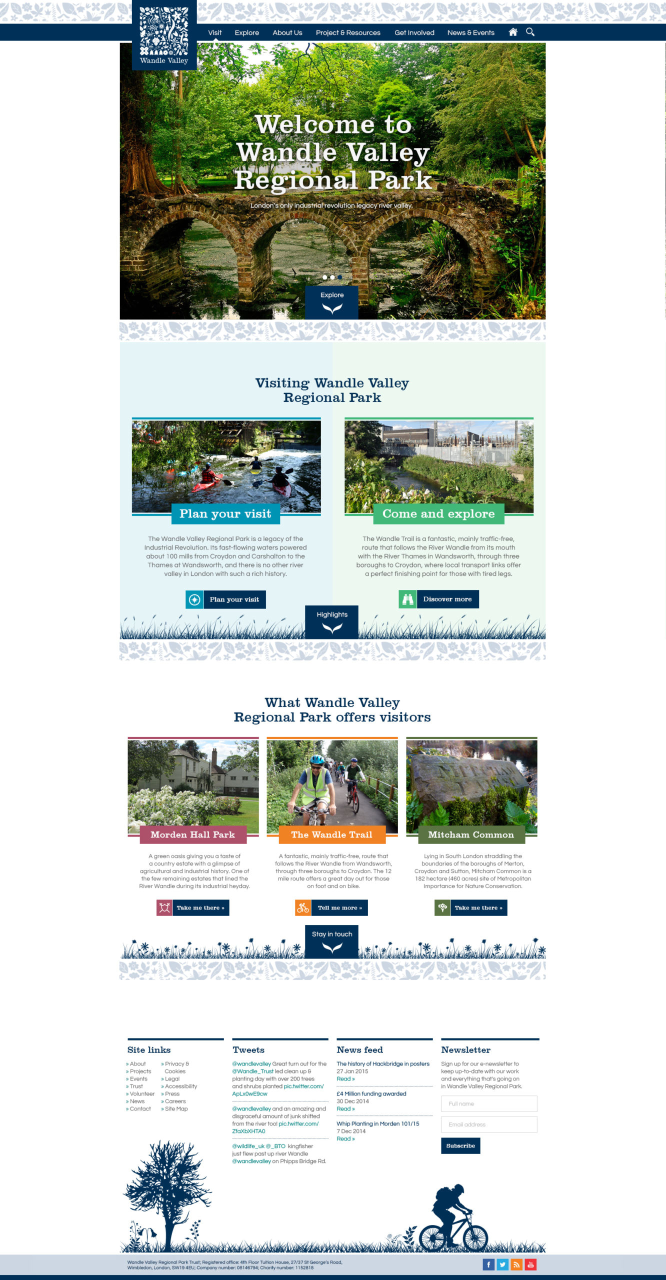 Wandle Full Home Page