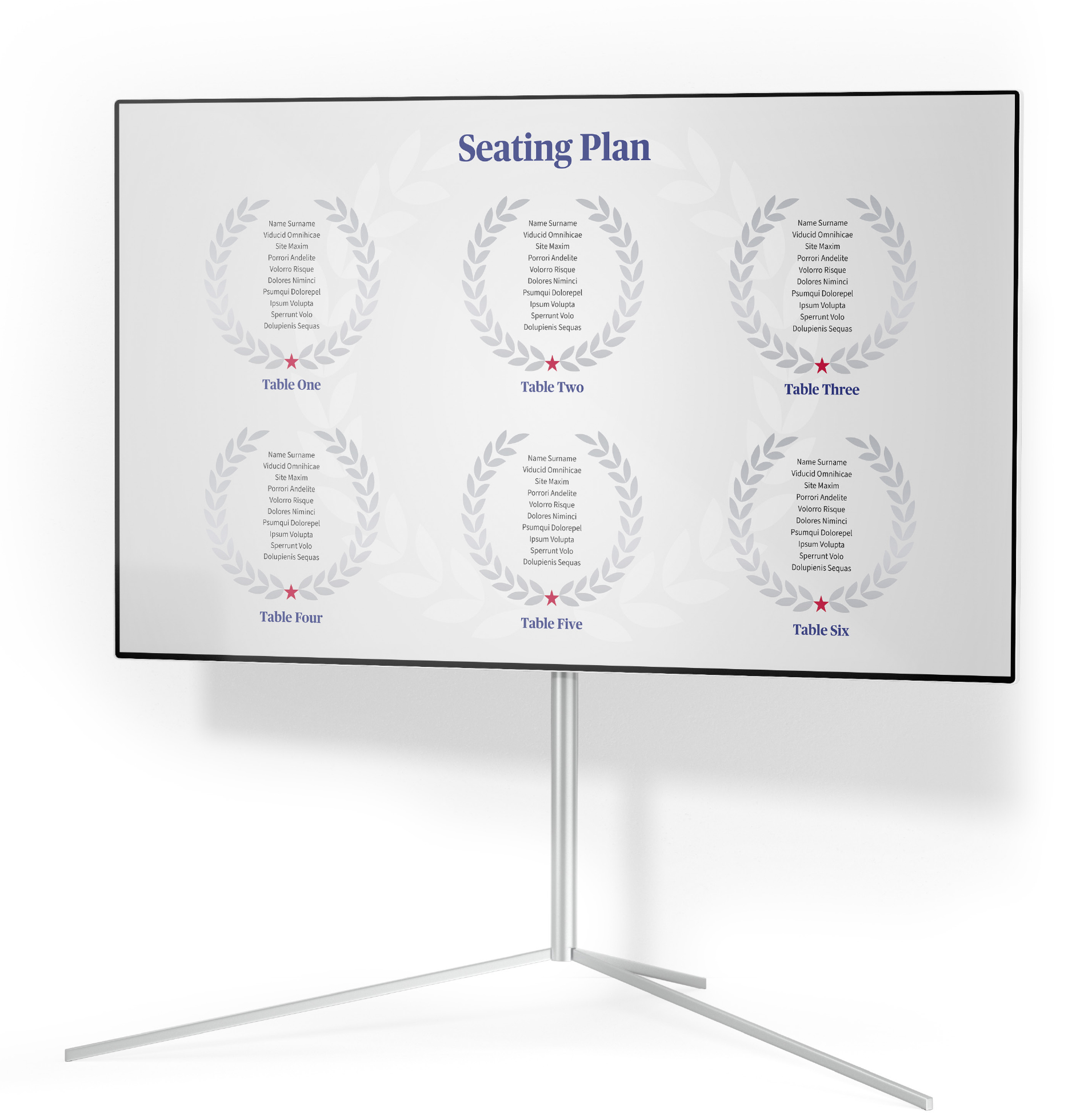 Know You Can Awards 2022 – seating plan
